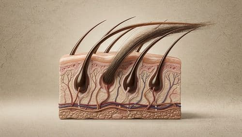 Editorial illustration for the Complete Guide to Hair Longevity.